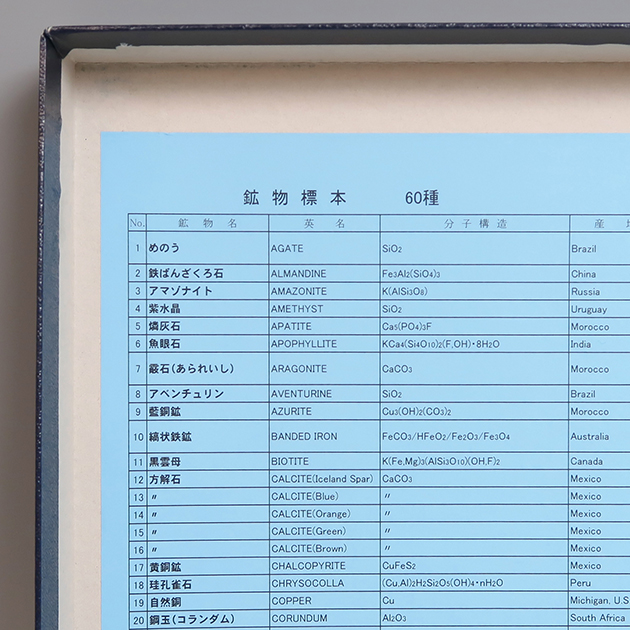 鉱物標本60種｜化石販売・鉱物販売の東京サイエンス