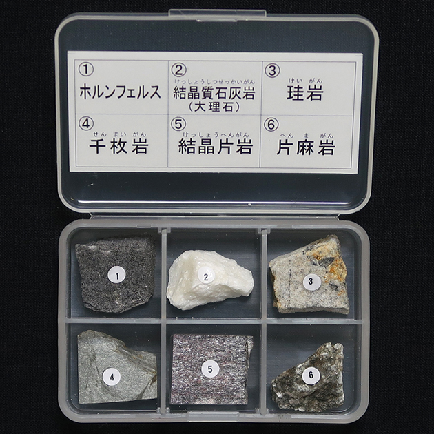 岩石標本6種｜化石販売・鉱物販売の東京サイエンス