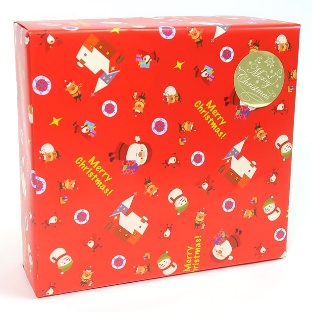 クリスマスラッピング（赤）