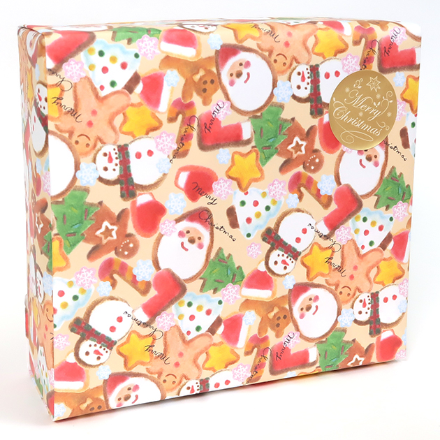 クリスマスラッピング（パステル）